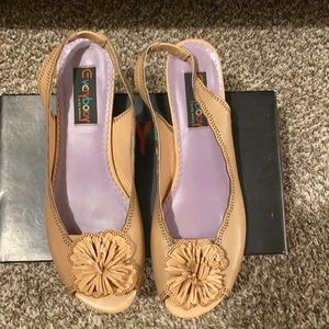 Everybody by B.Z. Moda leather sling backs